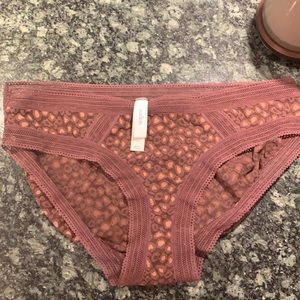 NWOT L Merlot Undies